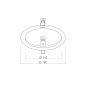 SDL-CB-1180R Светильник встраиваемый поворотный круглый G53 Downlight   -  Встраиваемые светильники 